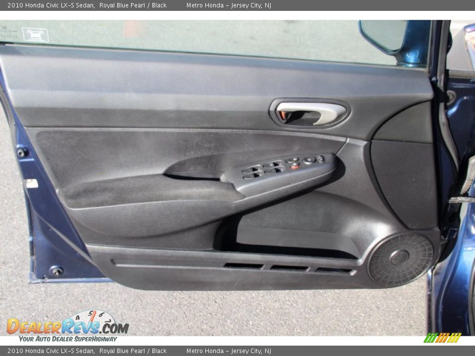 2010 Honda Civic LX-S Sedan Royal Blue Pearl / Black Photo #9
