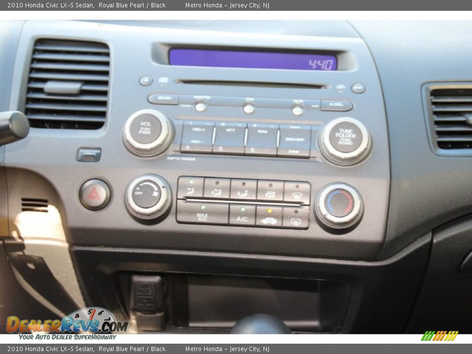 2010 Honda Civic LX-S Sedan Royal Blue Pearl / Black Photo #14