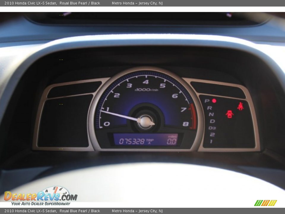 2010 Honda Civic LX-S Sedan Royal Blue Pearl / Black Photo #18