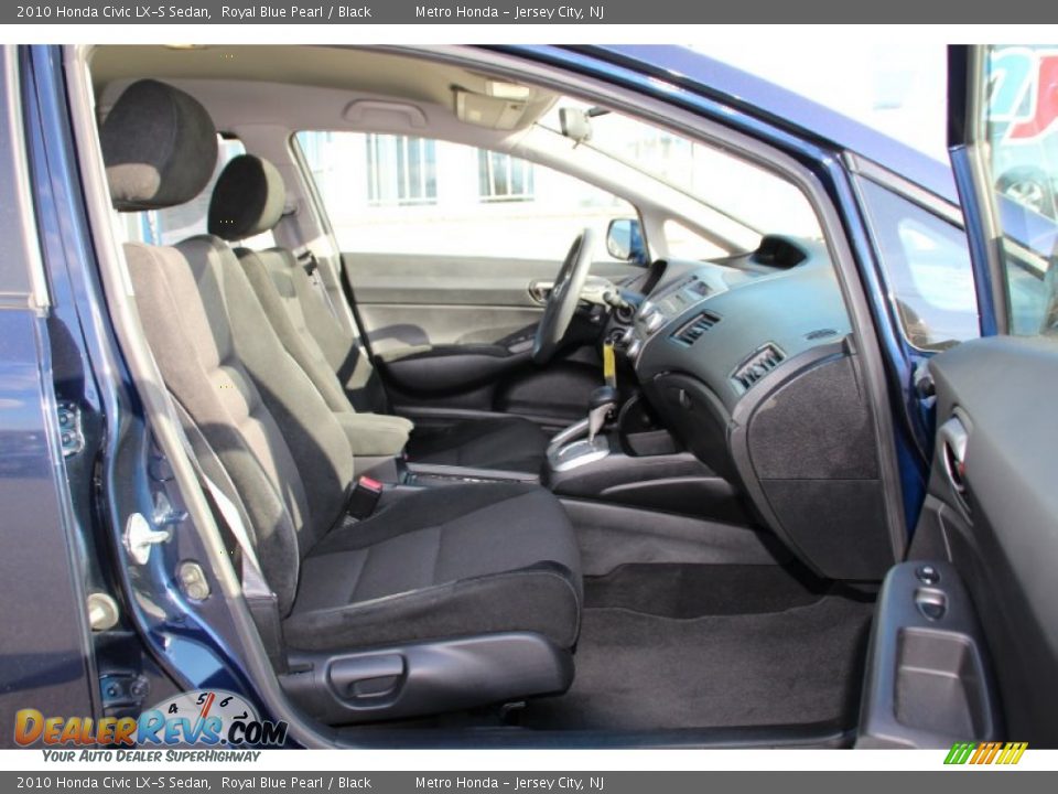 2010 Honda Civic LX-S Sedan Royal Blue Pearl / Black Photo #25