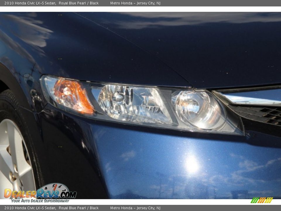 2010 Honda Civic LX-S Sedan Royal Blue Pearl / Black Photo #27