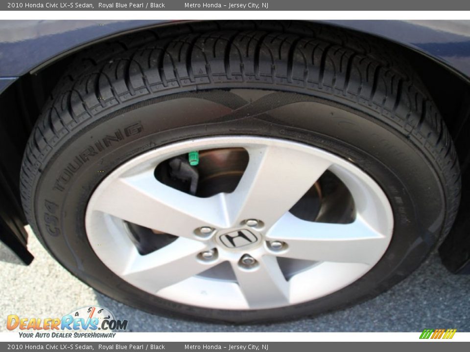 2010 Honda Civic LX-S Sedan Royal Blue Pearl / Black Photo #29