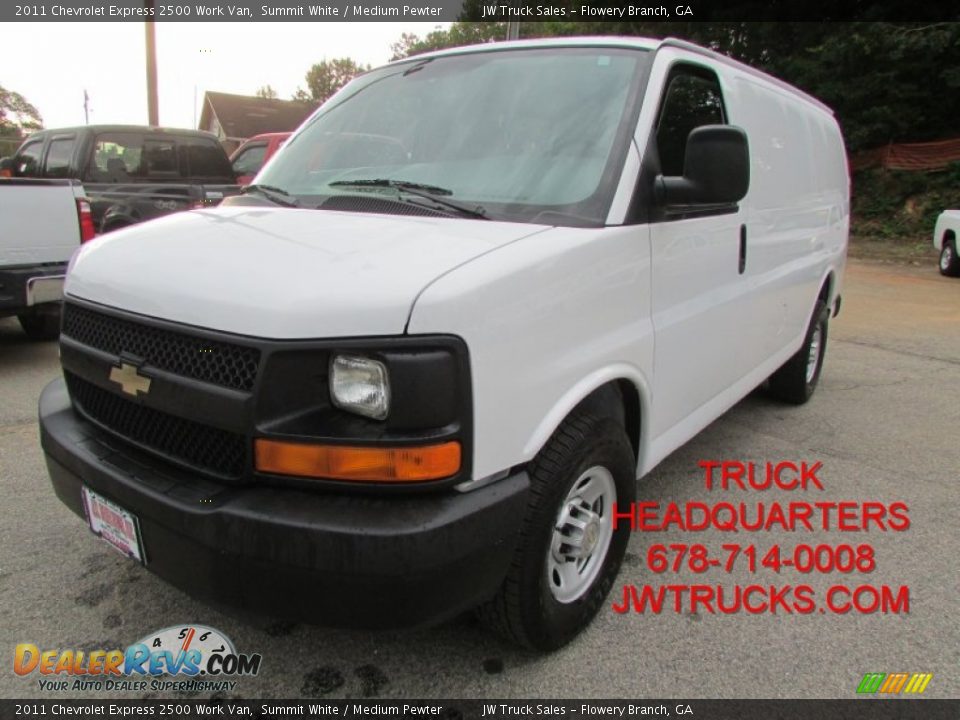 2011 Chevrolet Express 2500 Work Van Summit White / Medium Pewter Photo #1