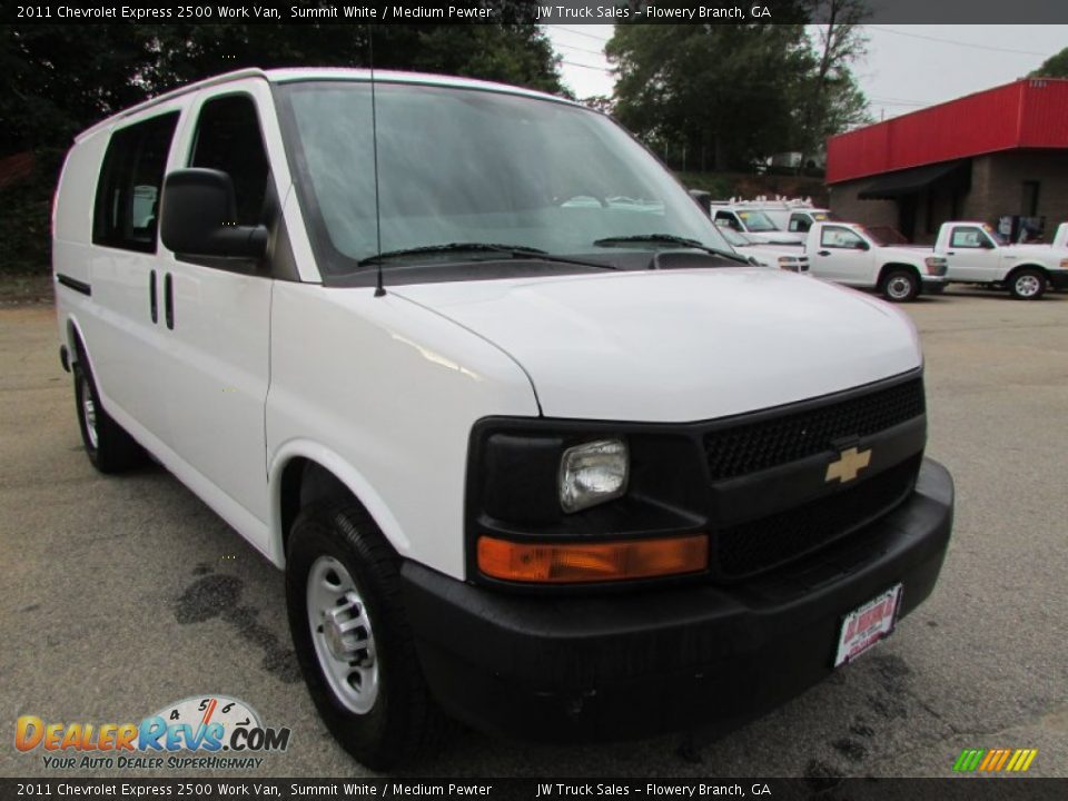 2011 Chevrolet Express 2500 Work Van Summit White / Medium Pewter Photo #4