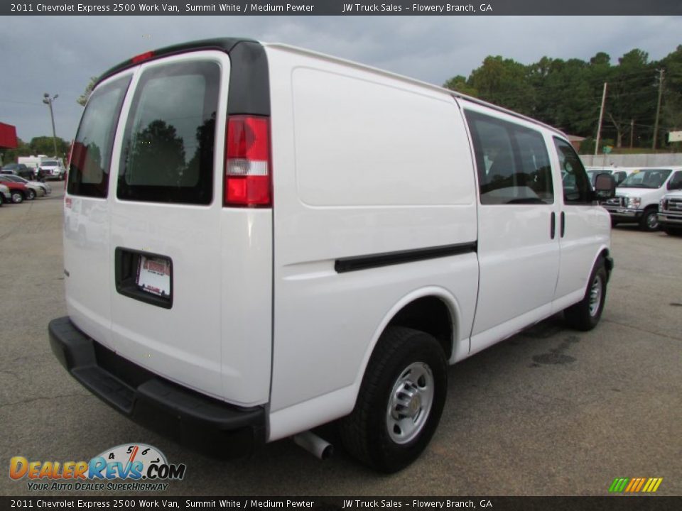 2011 Chevrolet Express 2500 Work Van Summit White / Medium Pewter Photo #6