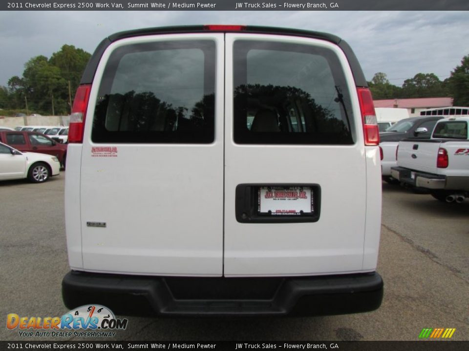 2011 Chevrolet Express 2500 Work Van Summit White / Medium Pewter Photo #7
