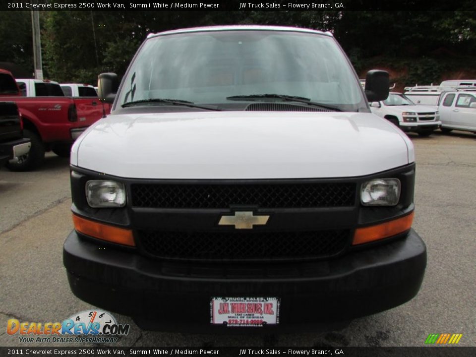 2011 Chevrolet Express 2500 Work Van Summit White / Medium Pewter Photo #15