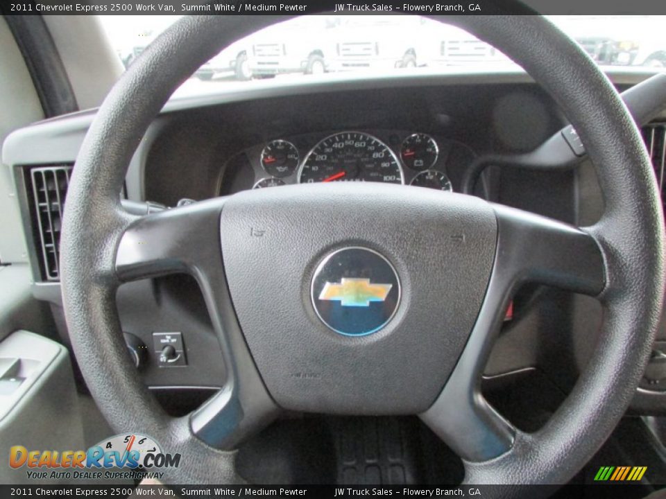 2011 Chevrolet Express 2500 Work Van Summit White / Medium Pewter Photo #27