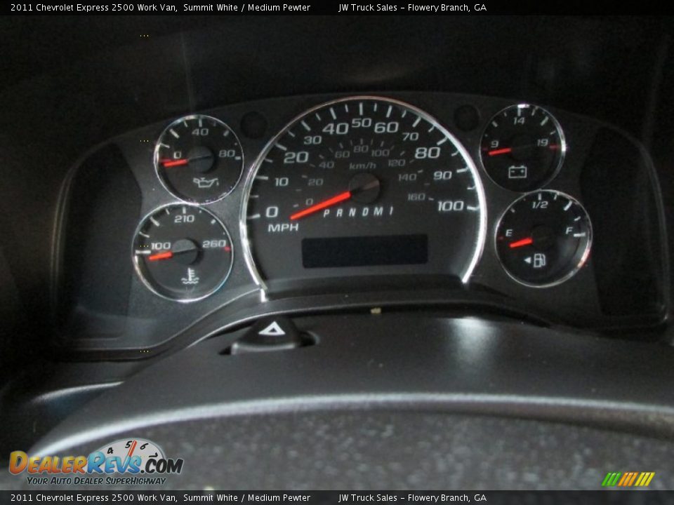 2011 Chevrolet Express 2500 Work Van Summit White / Medium Pewter Photo #28