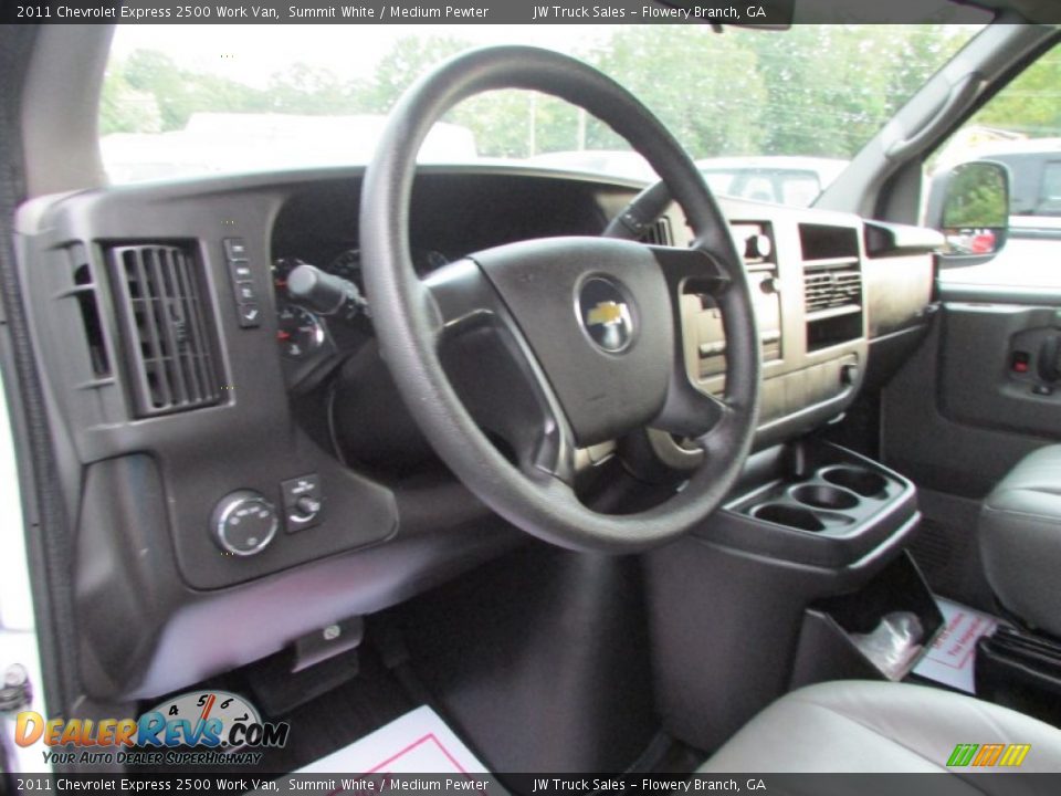 2011 Chevrolet Express 2500 Work Van Summit White / Medium Pewter Photo #34