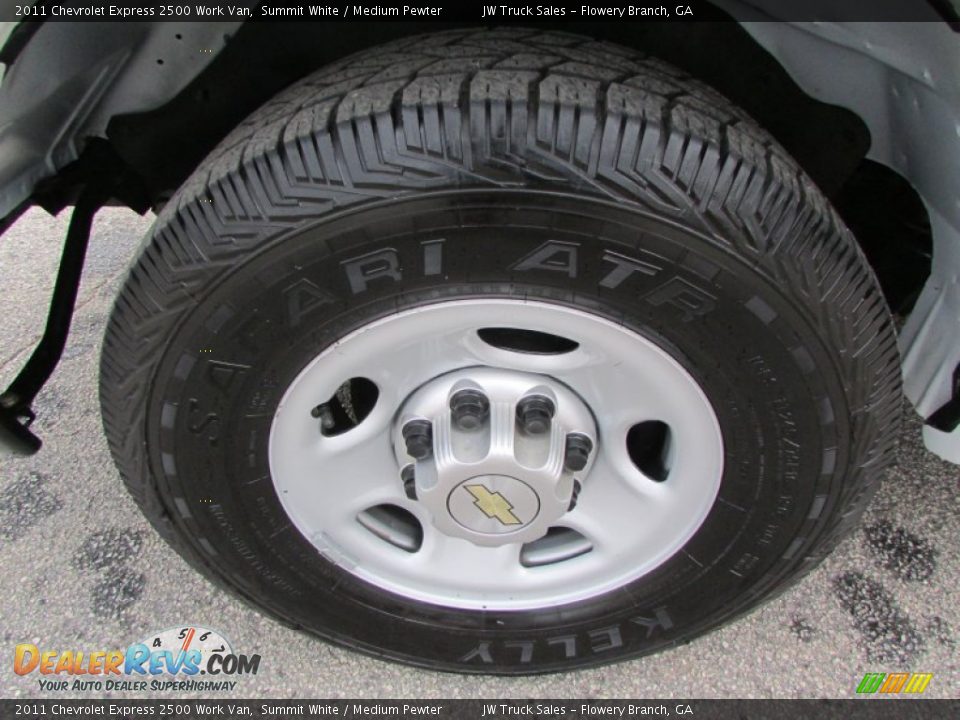 2011 Chevrolet Express 2500 Work Van Summit White / Medium Pewter Photo #35