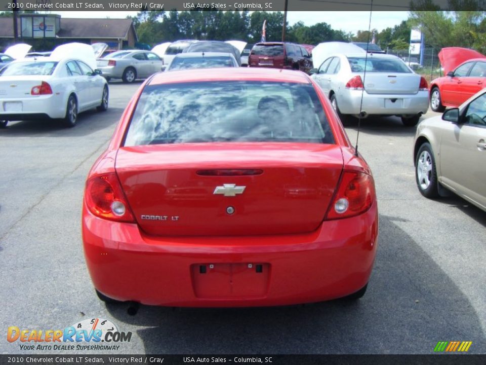 2010 Chevrolet Cobalt LT Sedan Victory Red / Gray Photo #3