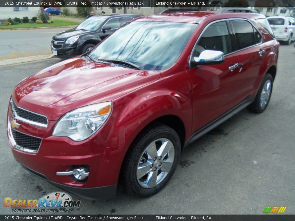 2015 Chevrolet Equinox LT AWD Crystal Red Tintcoat / Brownstone/Jet Black Photo #1