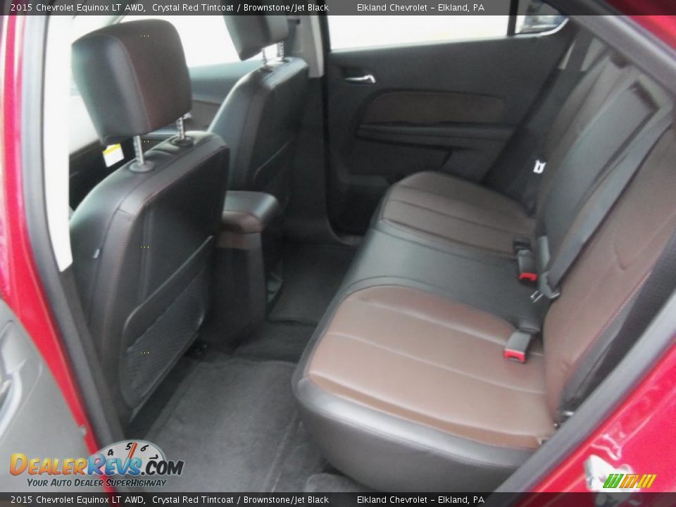 2015 Chevrolet Equinox LT AWD Crystal Red Tintcoat / Brownstone/Jet Black Photo #12