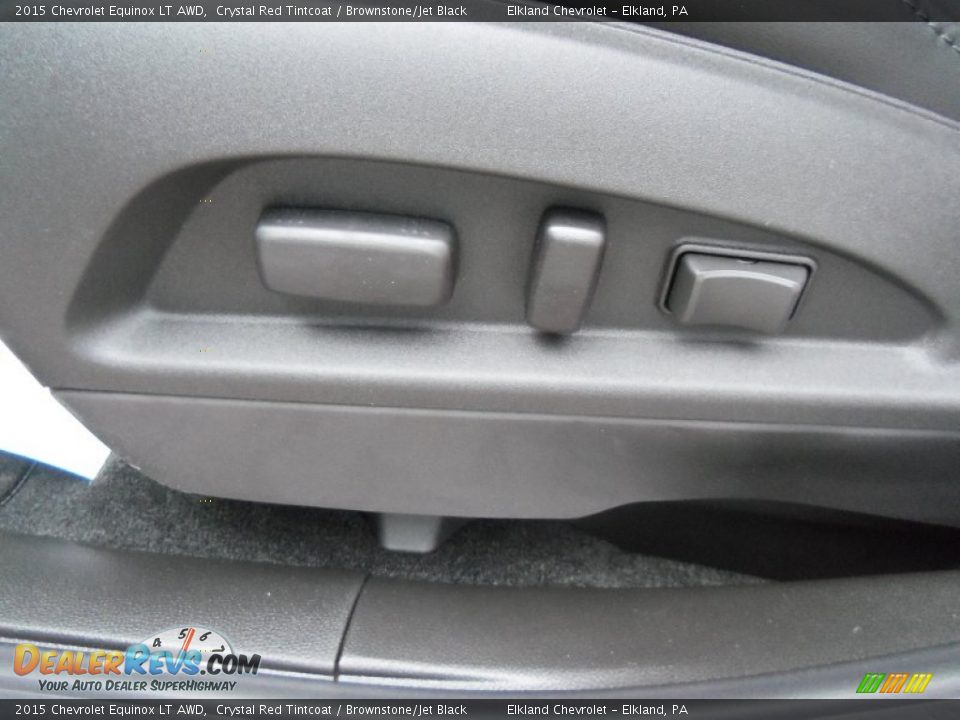2015 Chevrolet Equinox LT AWD Crystal Red Tintcoat / Brownstone/Jet Black Photo #15
