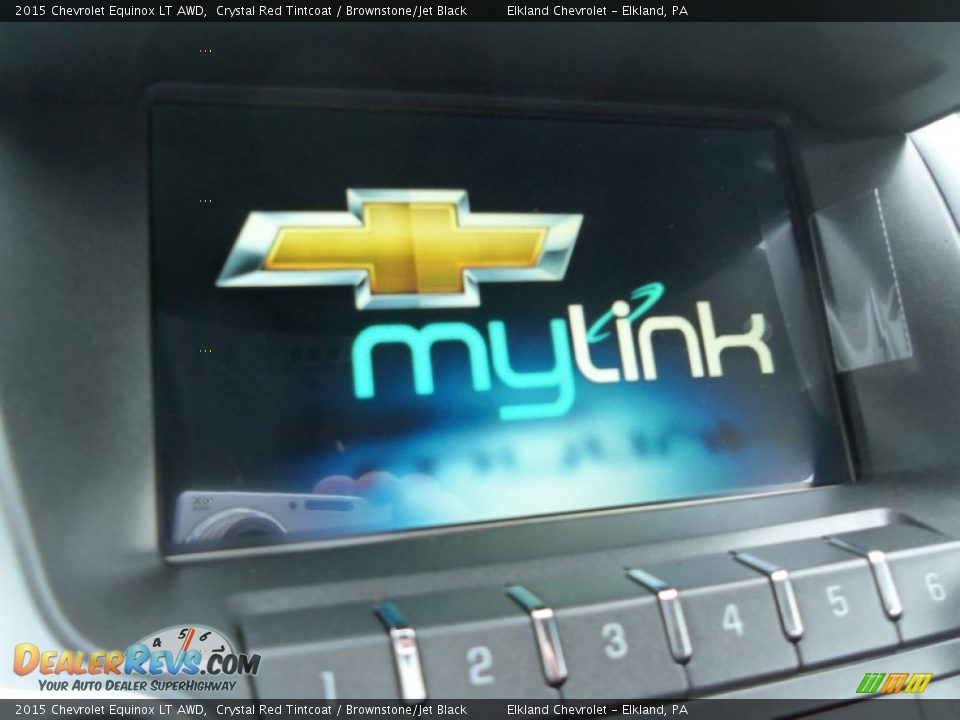 2015 Chevrolet Equinox LT AWD Crystal Red Tintcoat / Brownstone/Jet Black Photo #16