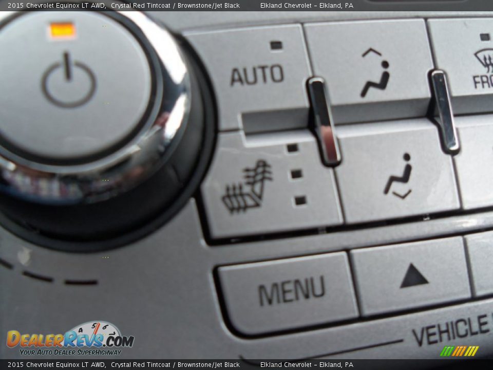 2015 Chevrolet Equinox LT AWD Crystal Red Tintcoat / Brownstone/Jet Black Photo #19