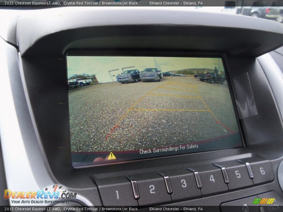 2015 Chevrolet Equinox LT AWD Crystal Red Tintcoat / Brownstone/Jet Black Photo #23