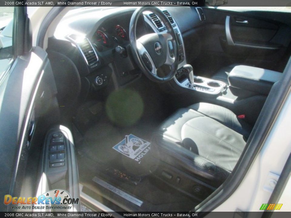 2008 GMC Acadia SLT AWD White Diamond Tricoat / Ebony Photo #5