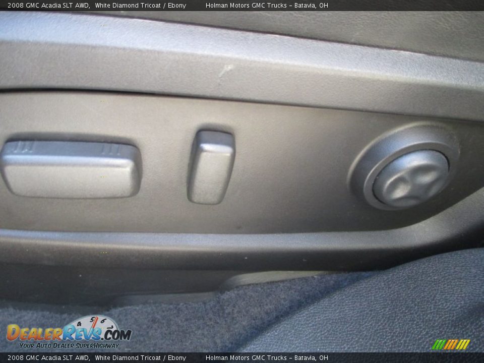 2008 GMC Acadia SLT AWD White Diamond Tricoat / Ebony Photo #6