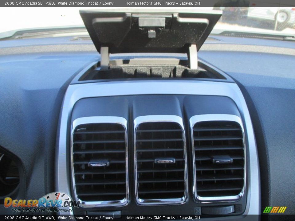 2008 GMC Acadia SLT AWD White Diamond Tricoat / Ebony Photo #13