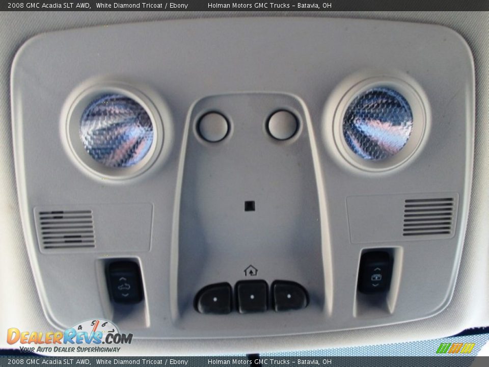 2008 GMC Acadia SLT AWD White Diamond Tricoat / Ebony Photo #22