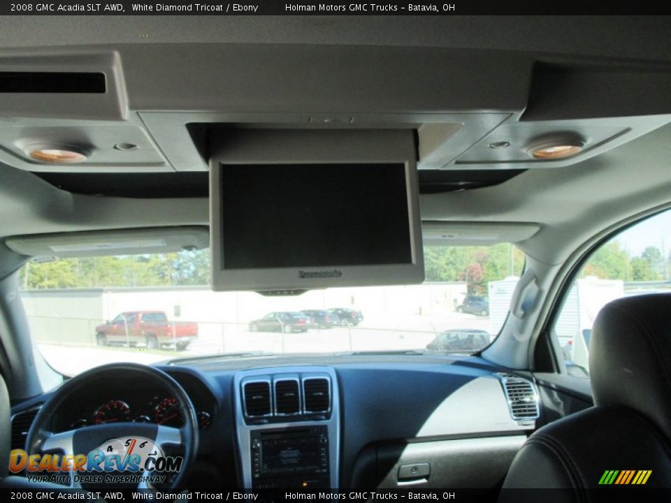 2008 GMC Acadia SLT AWD White Diamond Tricoat / Ebony Photo #26