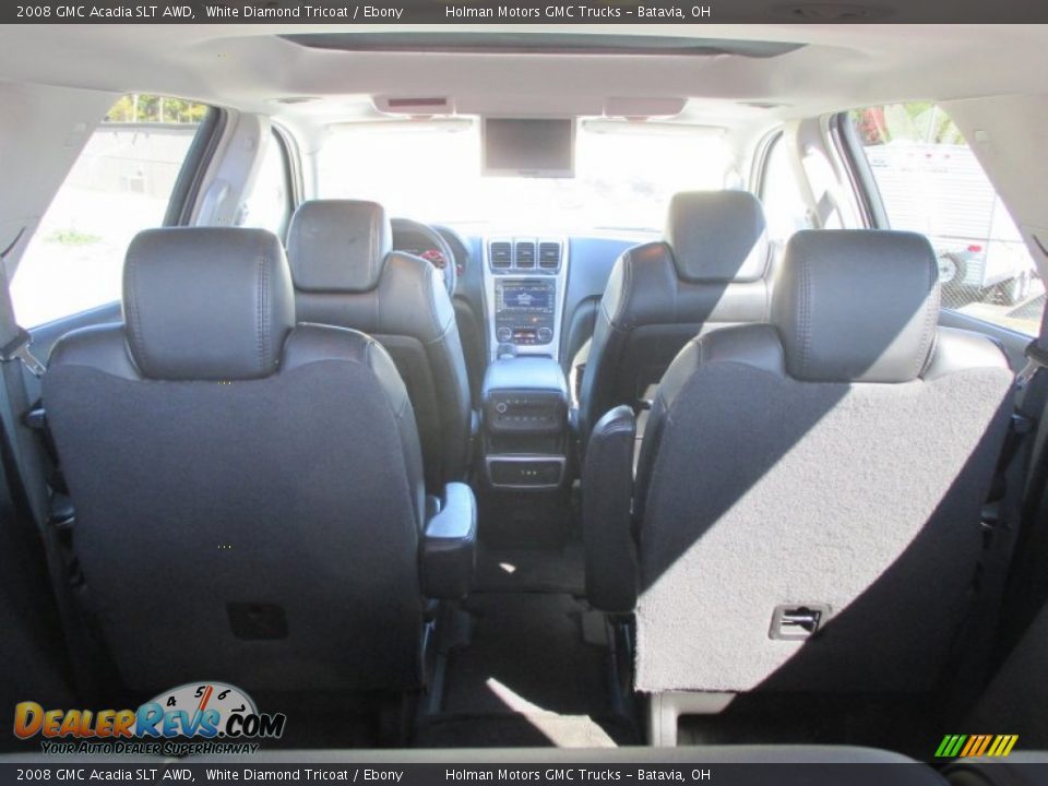 2008 GMC Acadia SLT AWD White Diamond Tricoat / Ebony Photo #32