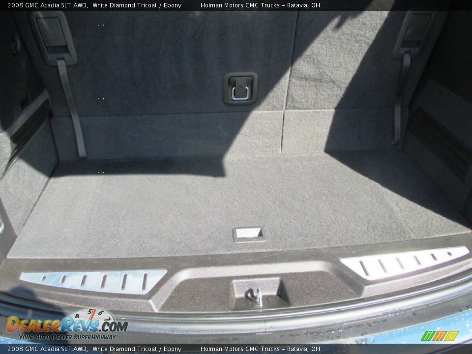 2008 GMC Acadia SLT AWD White Diamond Tricoat / Ebony Photo #33