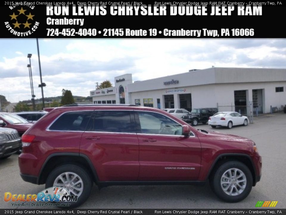 2015 Jeep Grand Cherokee Laredo 4x4 Deep Cherry Red Crystal Pearl / Black Photo #1