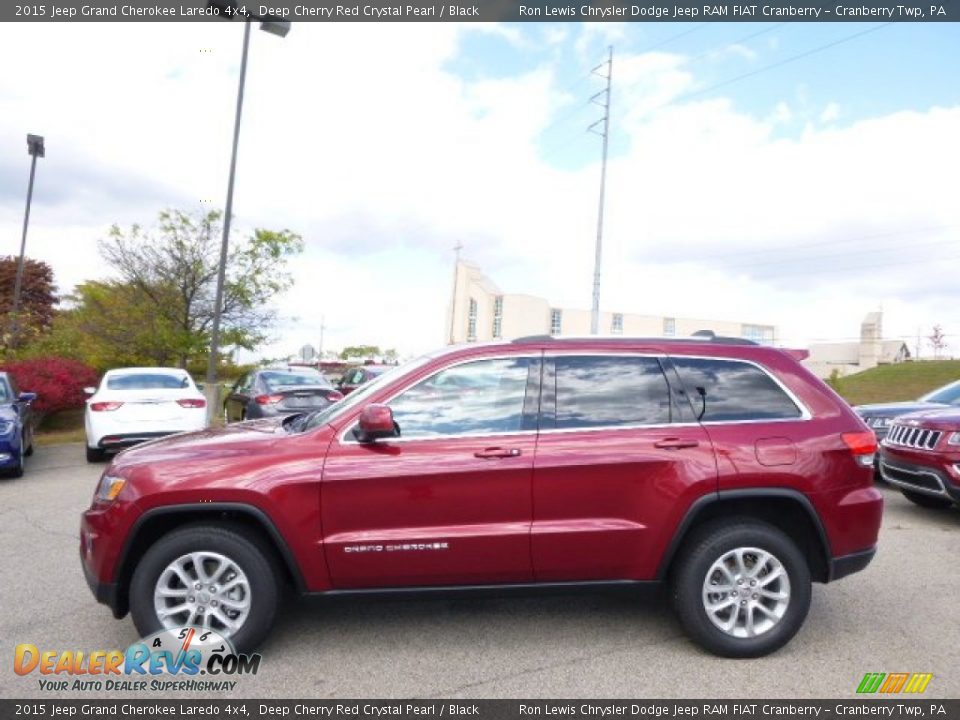 2015 Jeep Grand Cherokee Laredo 4x4 Deep Cherry Red Crystal Pearl / Black Photo #5