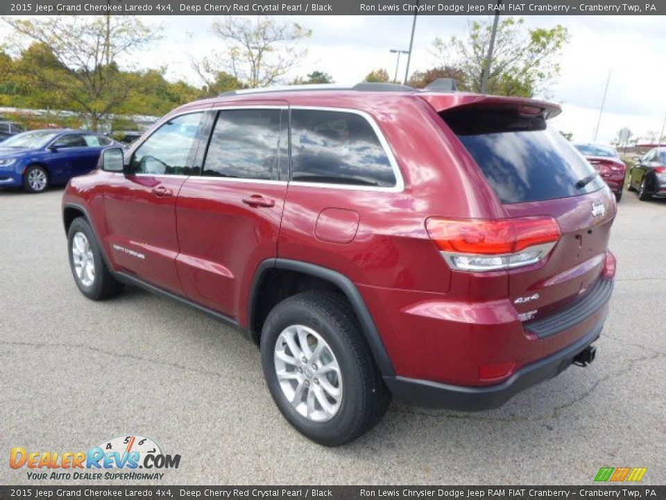 2015 Jeep Grand Cherokee Laredo 4x4 Deep Cherry Red Crystal Pearl / Black Photo #6