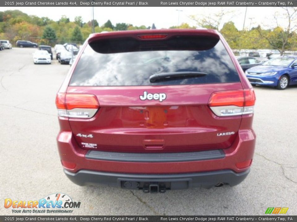 2015 Jeep Grand Cherokee Laredo 4x4 Deep Cherry Red Crystal Pearl / Black Photo #7