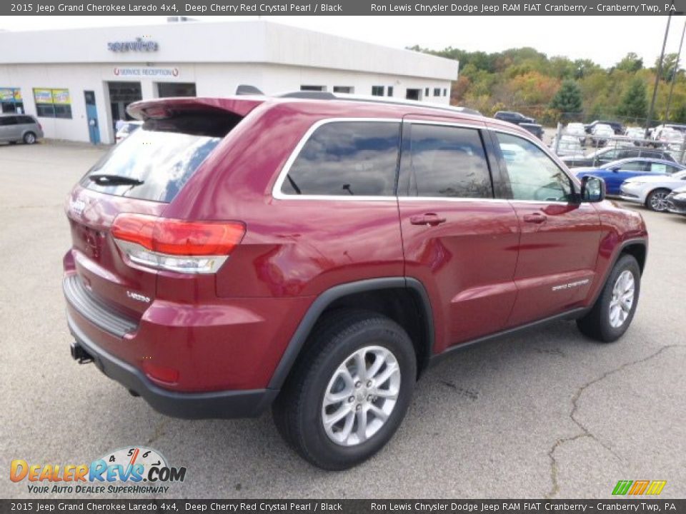 2015 Jeep Grand Cherokee Laredo 4x4 Deep Cherry Red Crystal Pearl / Black Photo #8