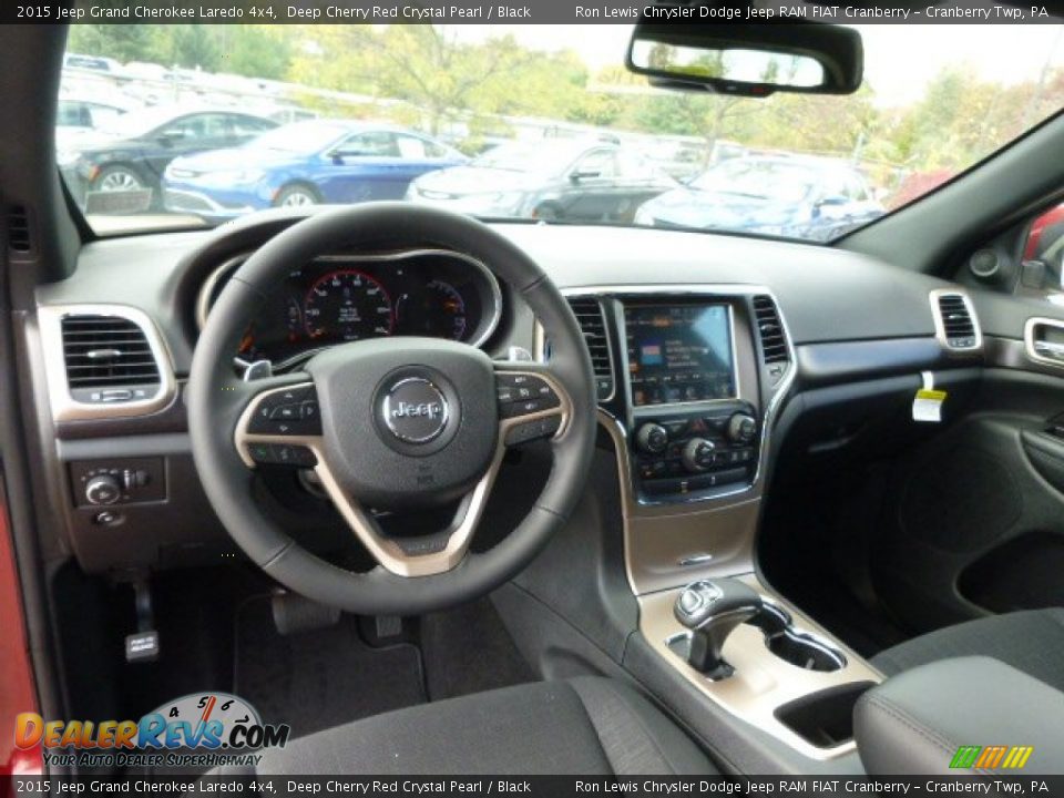 2015 Jeep Grand Cherokee Laredo 4x4 Deep Cherry Red Crystal Pearl / Black Photo #14