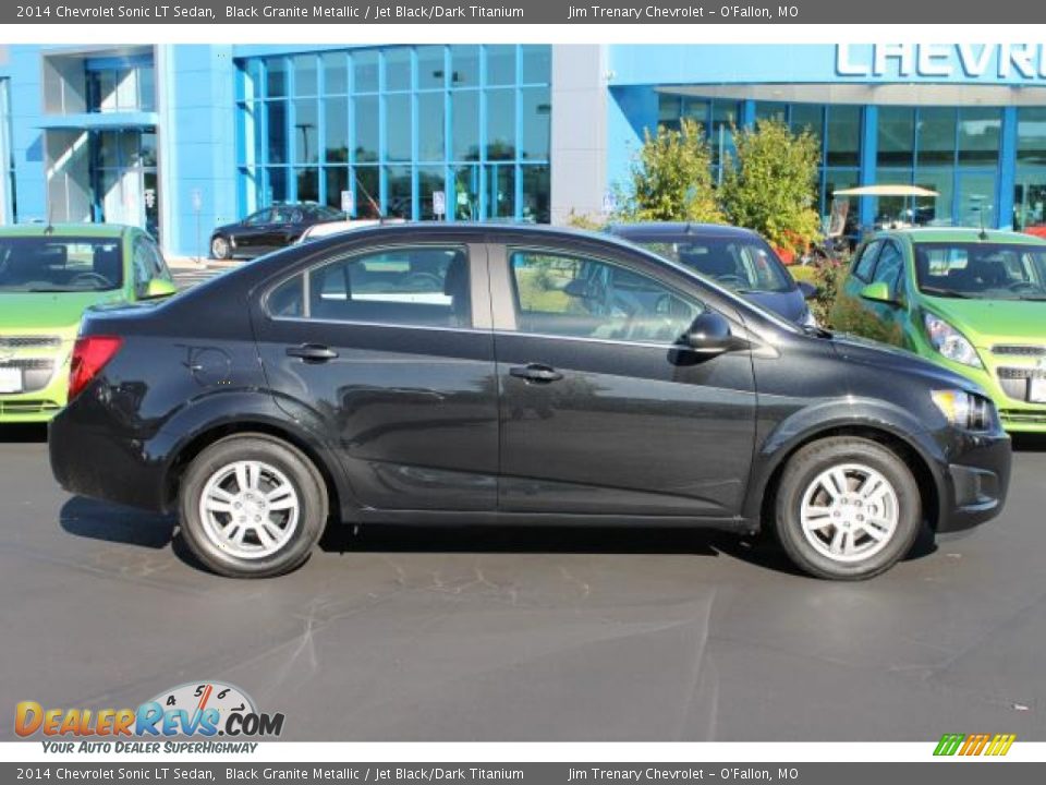 2014 Chevrolet Sonic LT Sedan Black Granite Metallic / Jet Black/Dark Titanium Photo #1