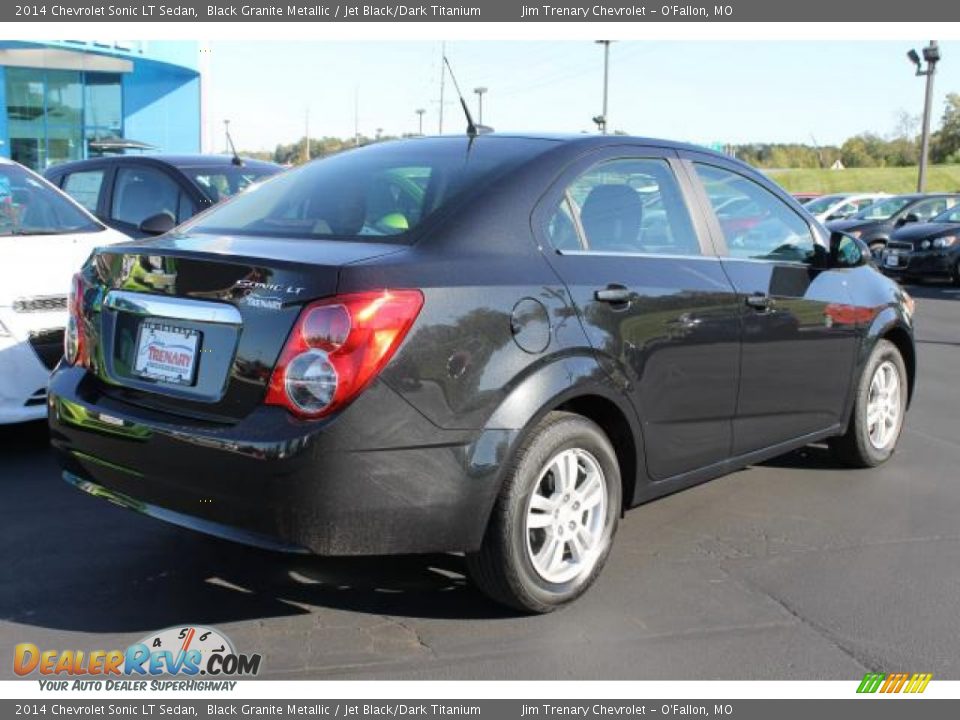 2014 Chevrolet Sonic LT Sedan Black Granite Metallic / Jet Black/Dark Titanium Photo #3