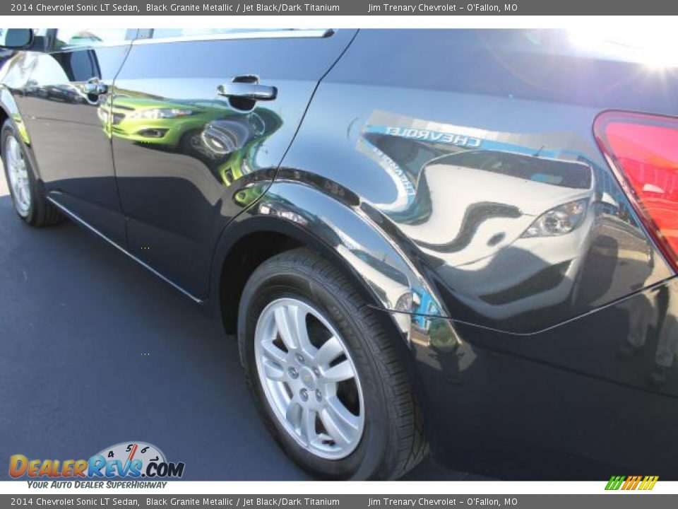 2014 Chevrolet Sonic LT Sedan Black Granite Metallic / Jet Black/Dark Titanium Photo #4