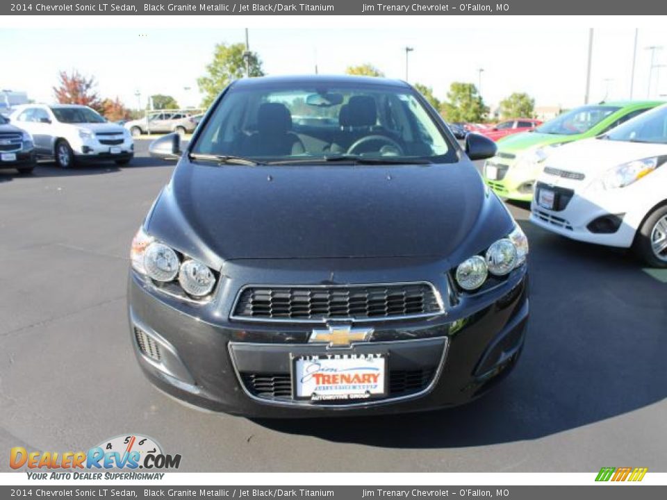 2014 Chevrolet Sonic LT Sedan Black Granite Metallic / Jet Black/Dark Titanium Photo #8