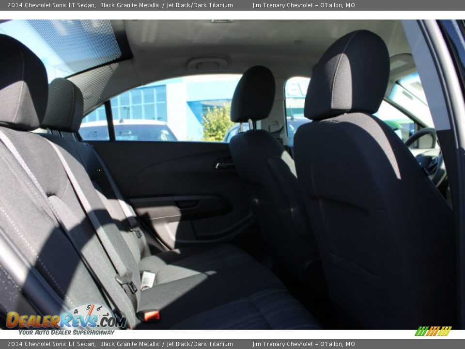 2014 Chevrolet Sonic LT Sedan Black Granite Metallic / Jet Black/Dark Titanium Photo #9