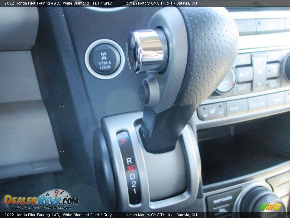 2012 Honda Pilot Touring 4WD White Diamond Pearl / Gray Photo #14