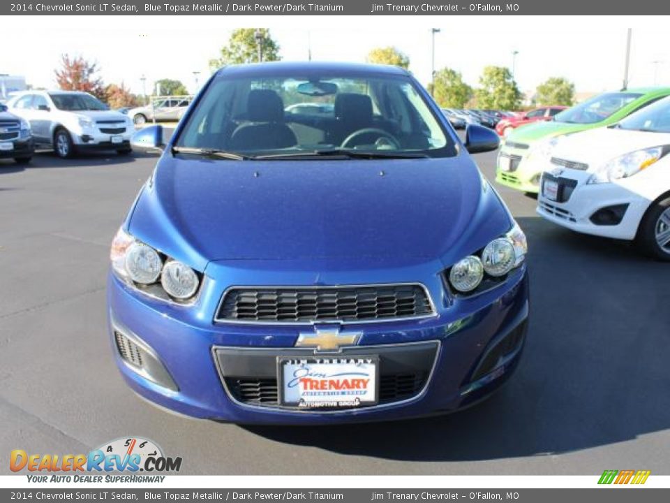 2014 Chevrolet Sonic LT Sedan Blue Topaz Metallic / Dark Pewter/Dark Titanium Photo #8