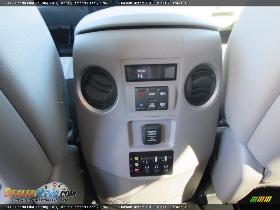 2012 Honda Pilot Touring 4WD White Diamond Pearl / Gray Photo #25