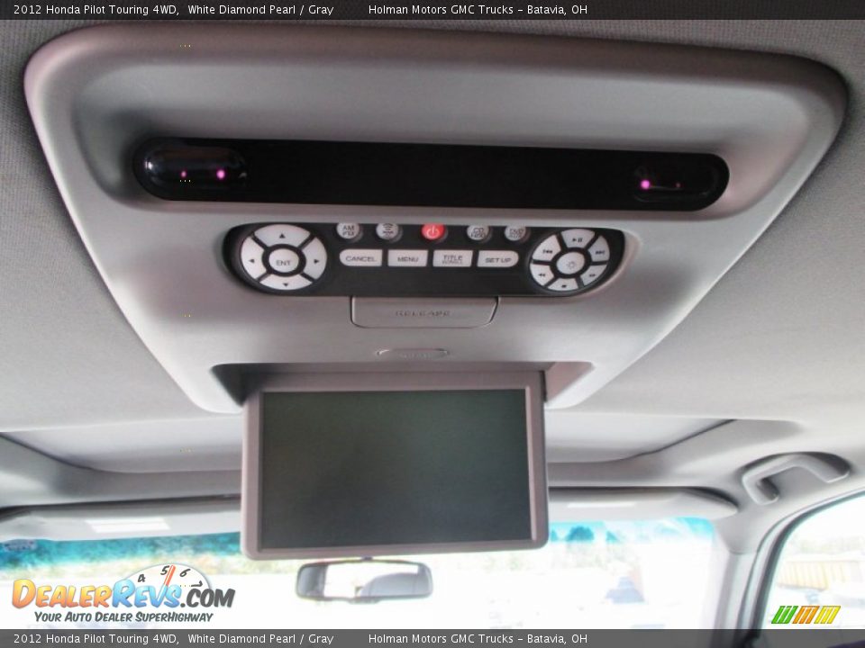 2012 Honda Pilot Touring 4WD White Diamond Pearl / Gray Photo #26