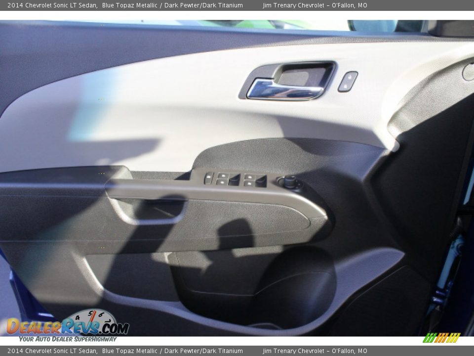 2014 Chevrolet Sonic LT Sedan Blue Topaz Metallic / Dark Pewter/Dark Titanium Photo #15