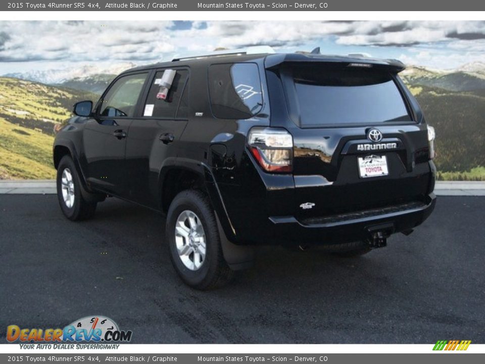 2015 Toyota 4Runner SR5 4x4 Attitude Black / Graphite Photo #3