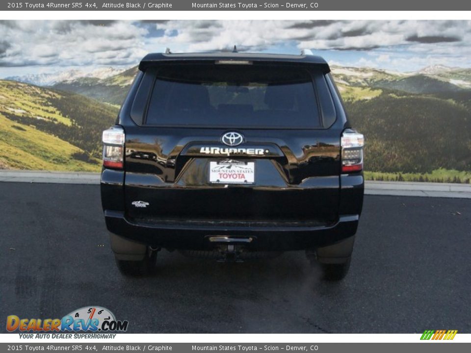 2015 Toyota 4Runner SR5 4x4 Attitude Black / Graphite Photo #4
