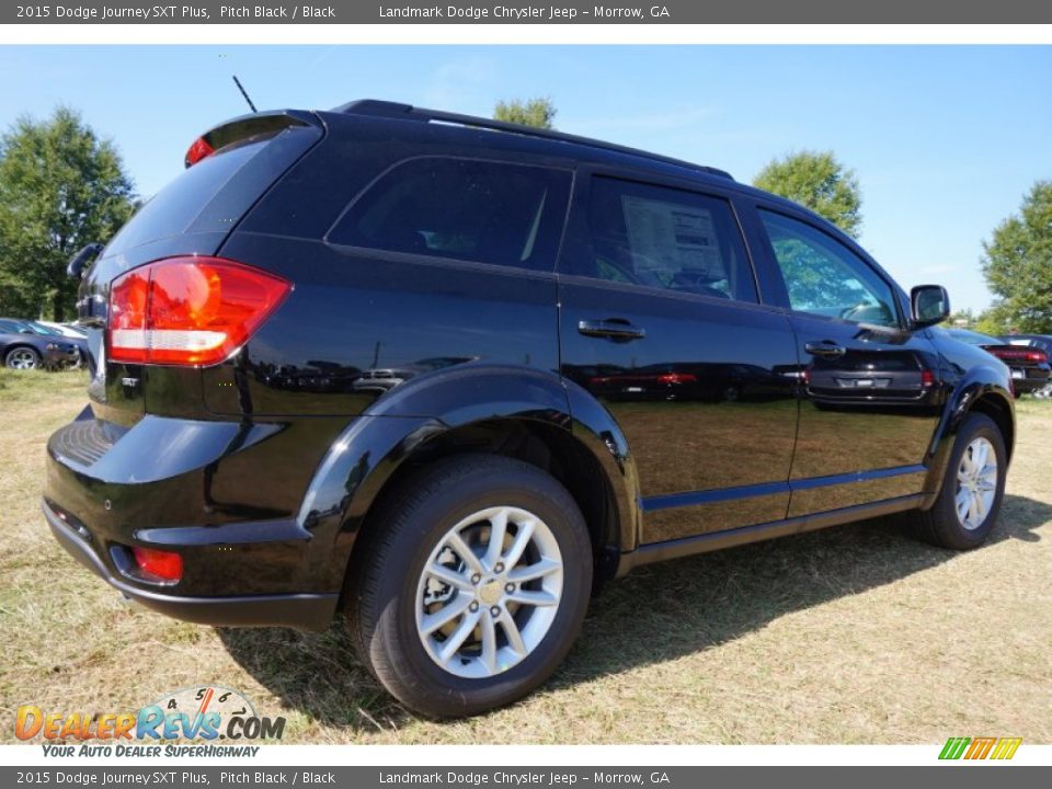 2015 Dodge Journey SXT Plus Pitch Black / Black Photo #3