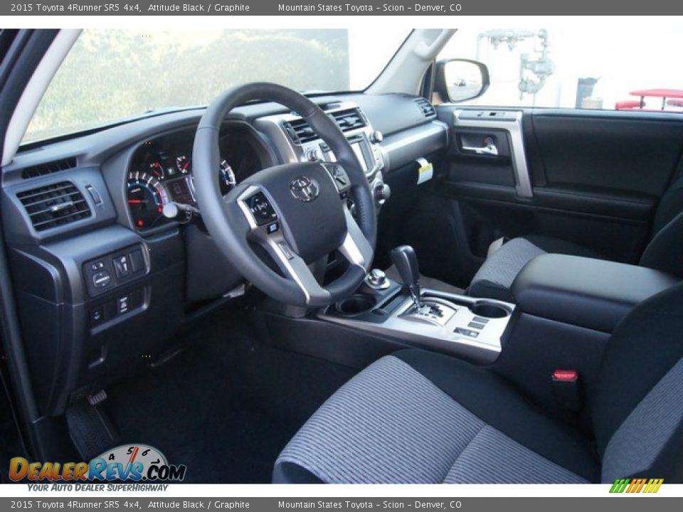 2015 Toyota 4Runner SR5 4x4 Attitude Black / Graphite Photo #5