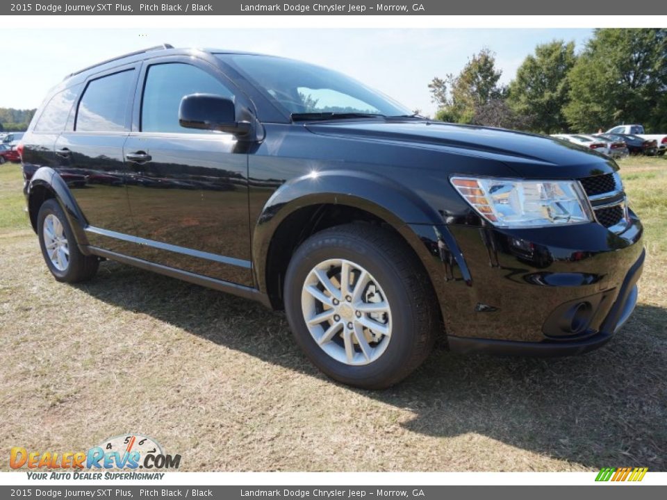 2015 Dodge Journey SXT Plus Pitch Black / Black Photo #4